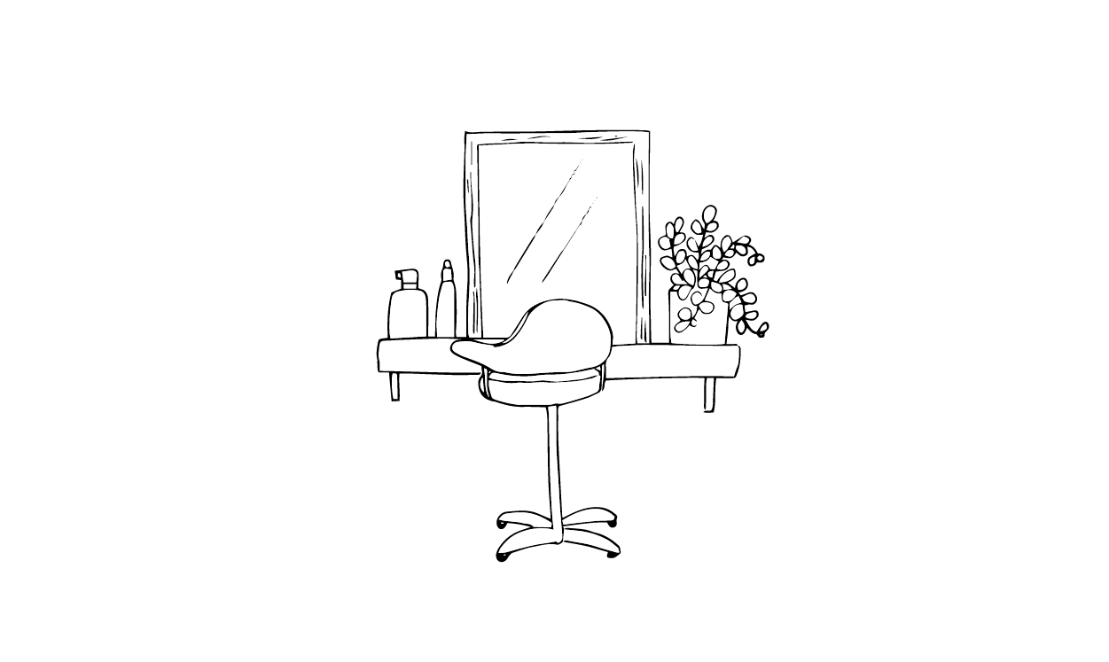 知らない土地で美容院