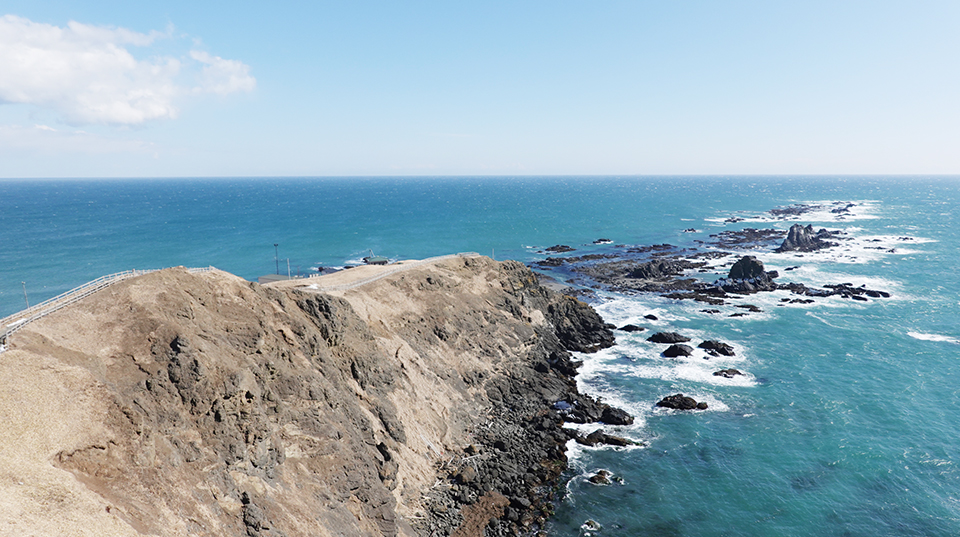 日高山脈の最南端 強風えりも岬