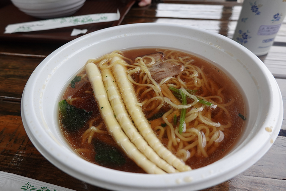 羽村動物園２筍ラーメン