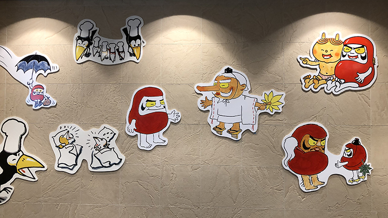 「かこさとしの世界」展にて。だるまちゃんシリーズが大好き。